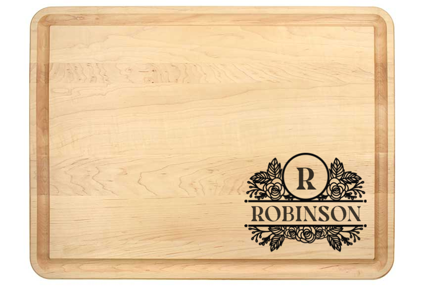 Custom Cutting Boards Wood Engraved Cutting Board Personalized, USA Made -  Thick Maple/Walnut Personalized Cutting Boards Wood Engraved, Personalized