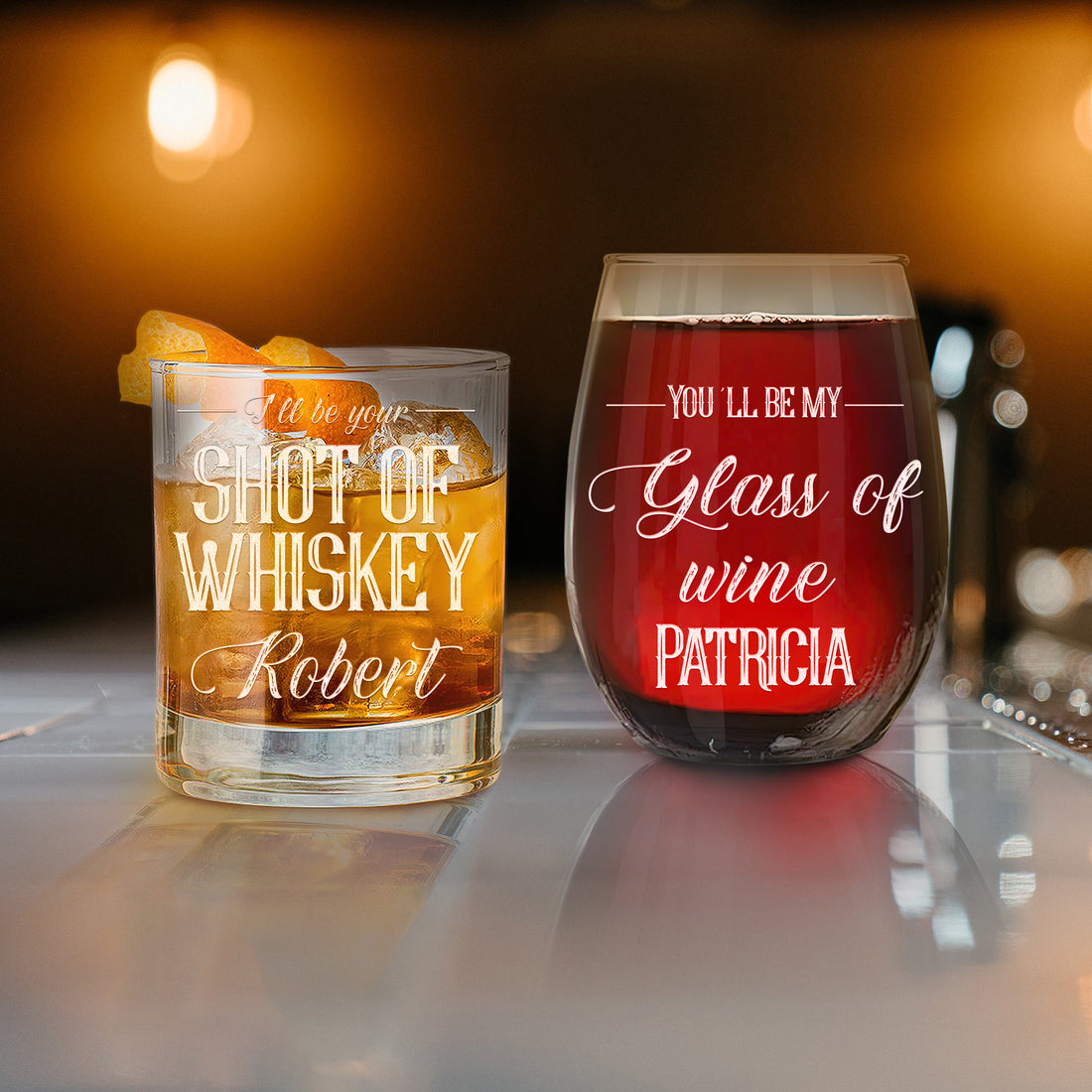 Elevate Your Drinking Experience with Customizable Whiskey Glass and Wineglass: The Perfect Personalized Touch for Any Occasion