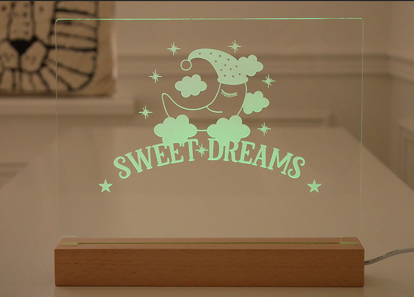 Personalized Large LED Baby Night Light: Create a Magical Space with the Exclusive MAISON CUSTOM