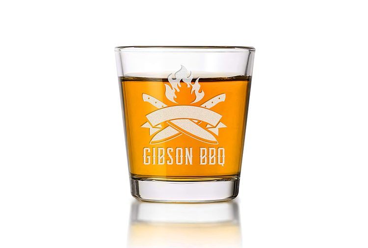Custom Logo Engraved Shot Glass