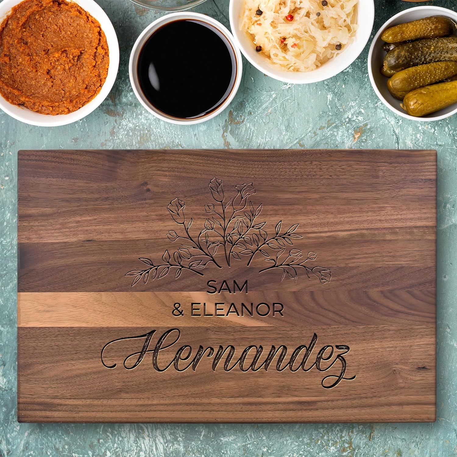 Personalized Cutting Board, Custom Christmas Gift, Charcuterie Board, Wedding Gift, Serving Board, Housewarming, Engraved store Cutting Board