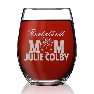 Personalized Stemless Wine Glass - 