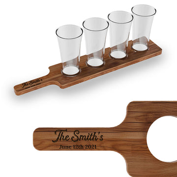 Personalized Beer Flight Tasting Set