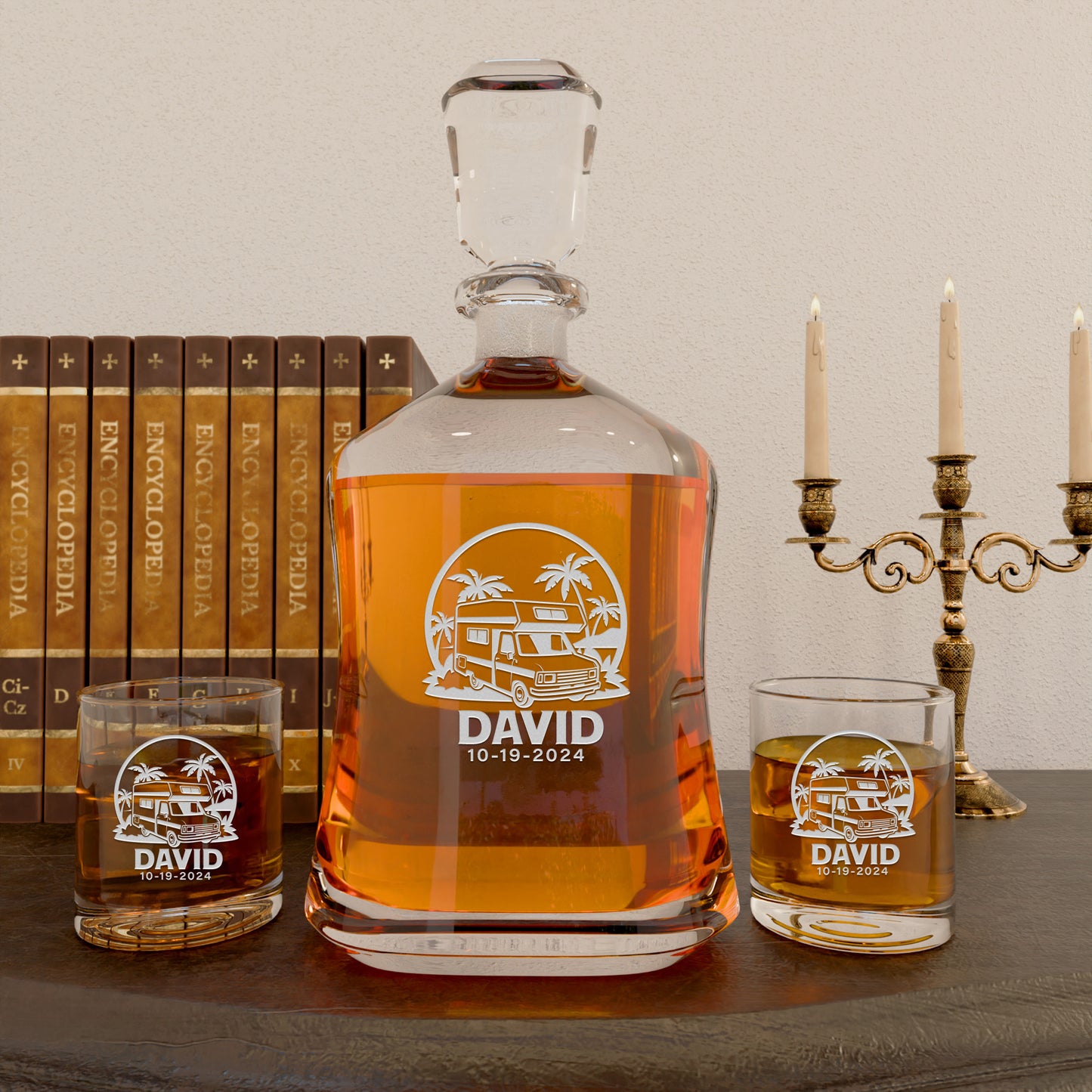 Personalized Decanter - RV Camping