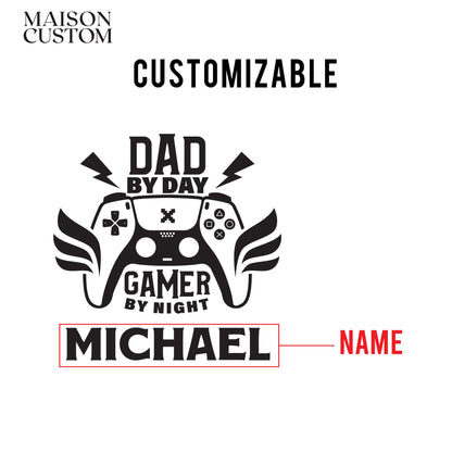 Personalized Decanter - "Dad By Day Gamer By Night"