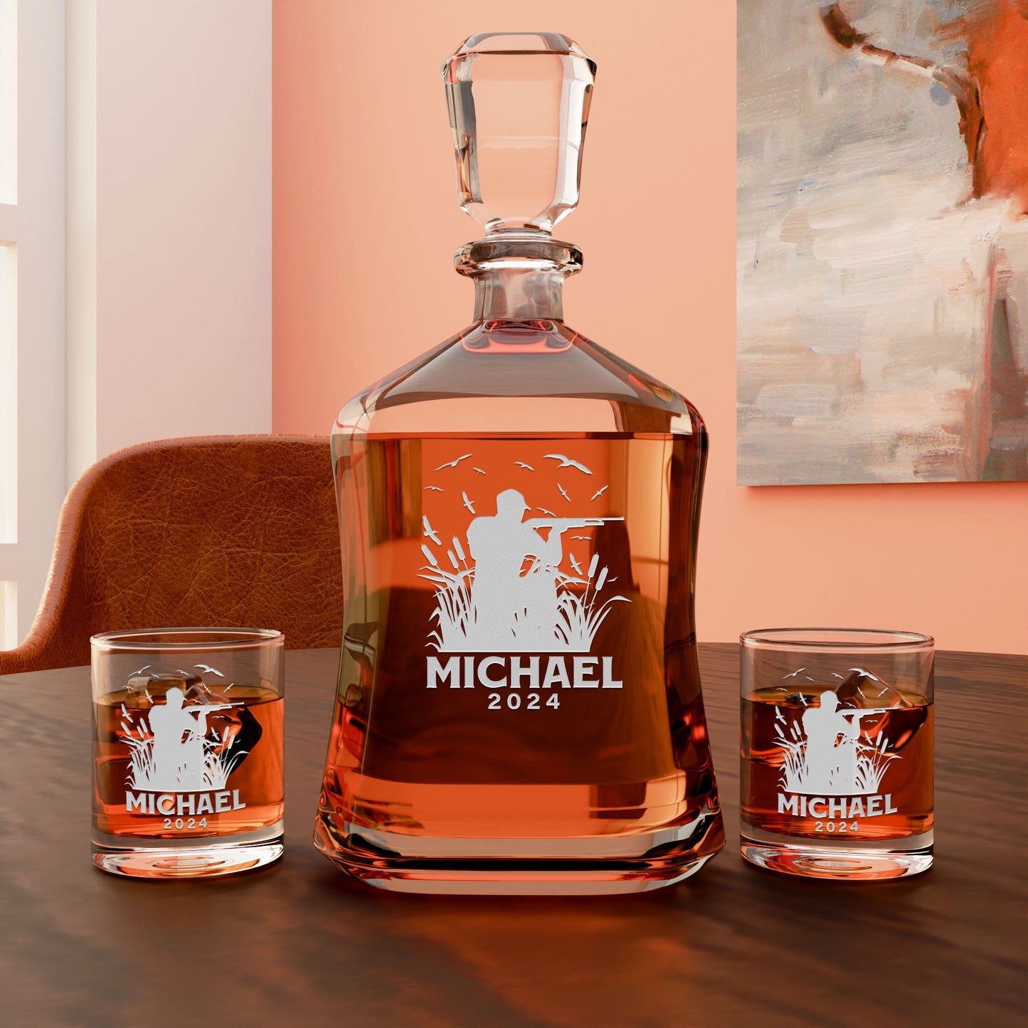 Personalized Decanter - "Hunter"