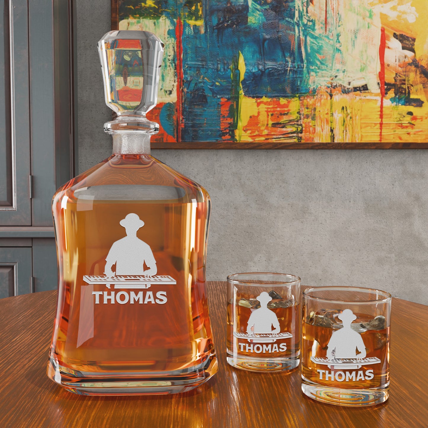 Personalized Decanter - Musician Pianist