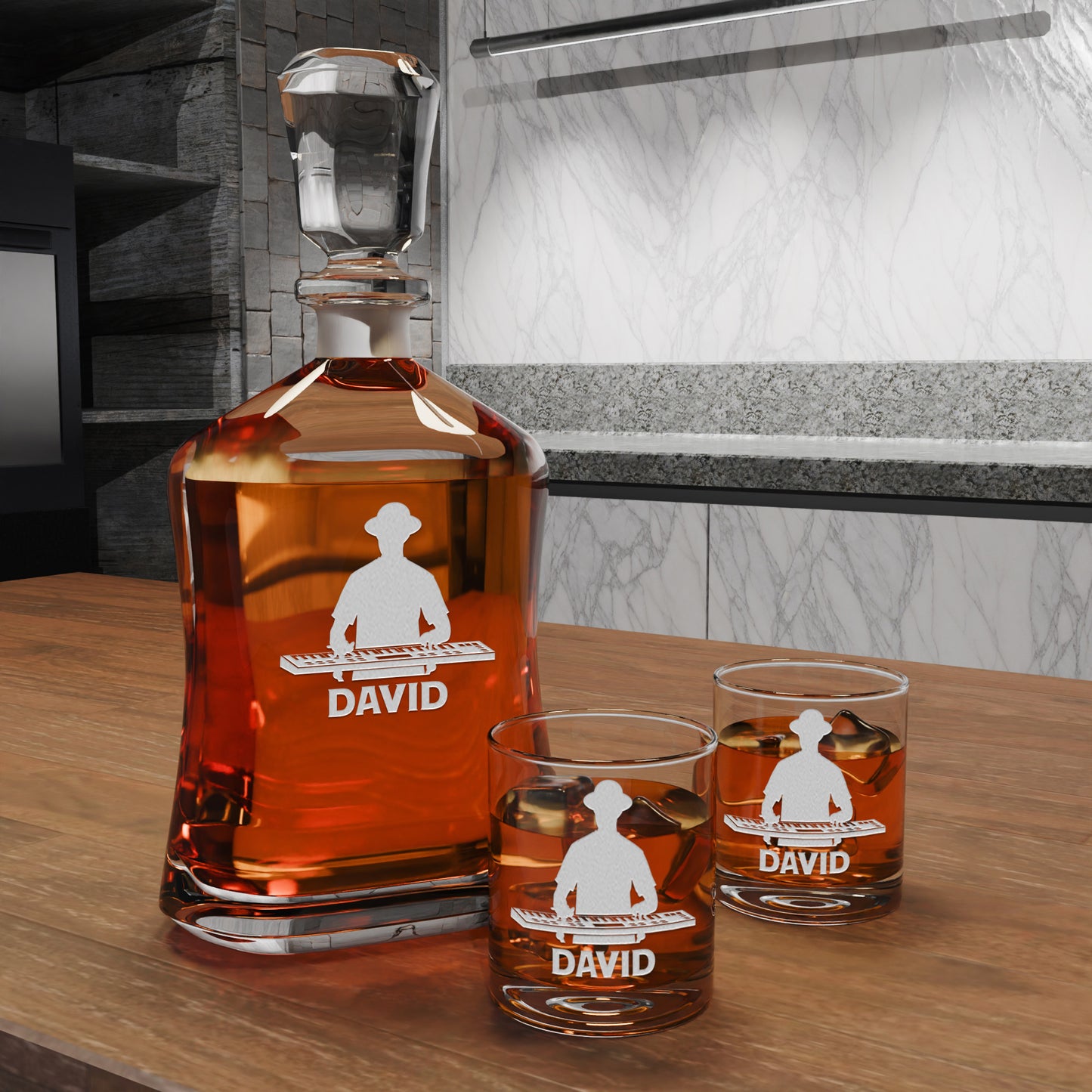 Personalized Decanter - Musician Pianist