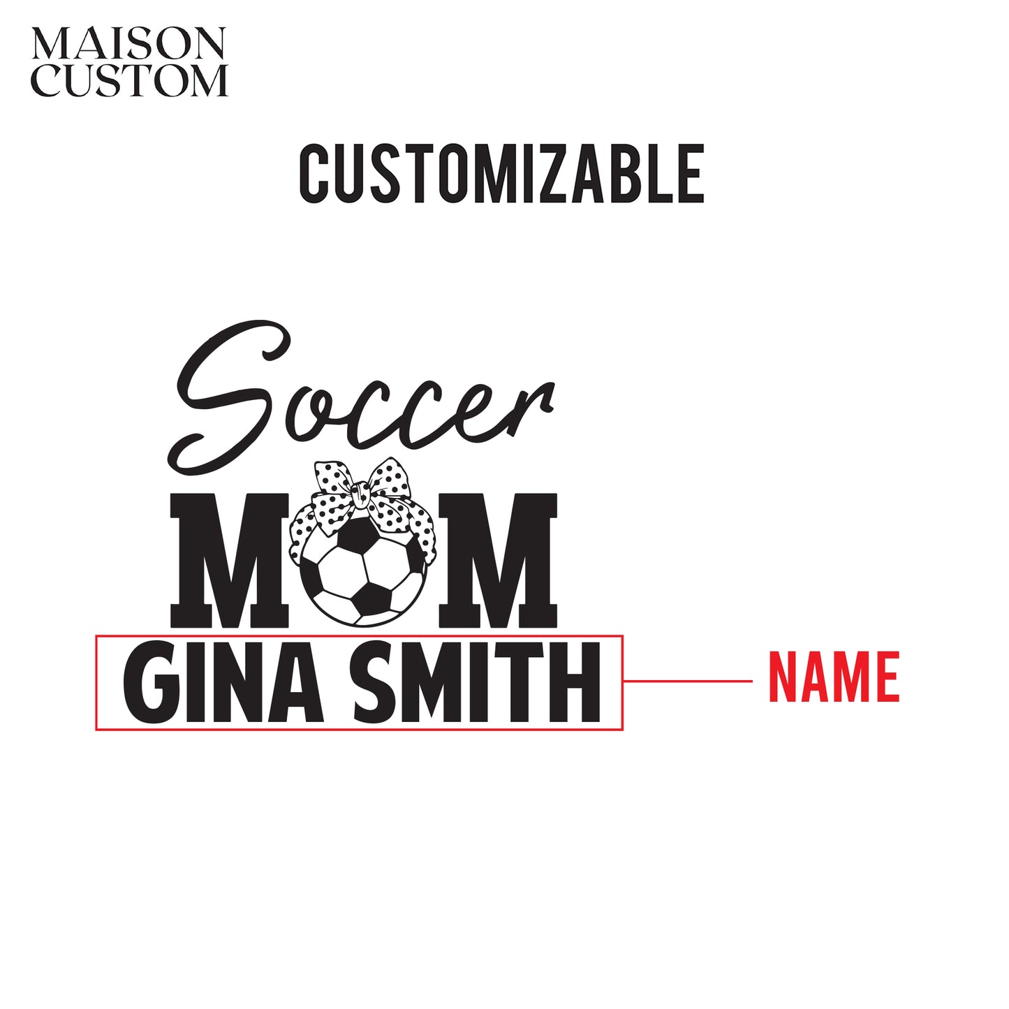 Personalized Stemless Wine Glass - Soccer Mom