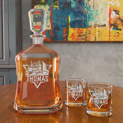 Personalized Decanter - "Trucker"