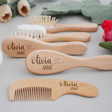 Personalized Baby Brush Set - "Gentle Beginnings"