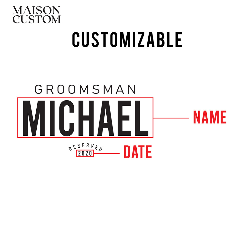 Personalized Beer Mug - "Groomsman Reserved"