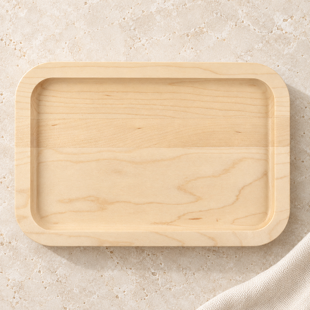The Catchall - Maple photographed on pale limestone