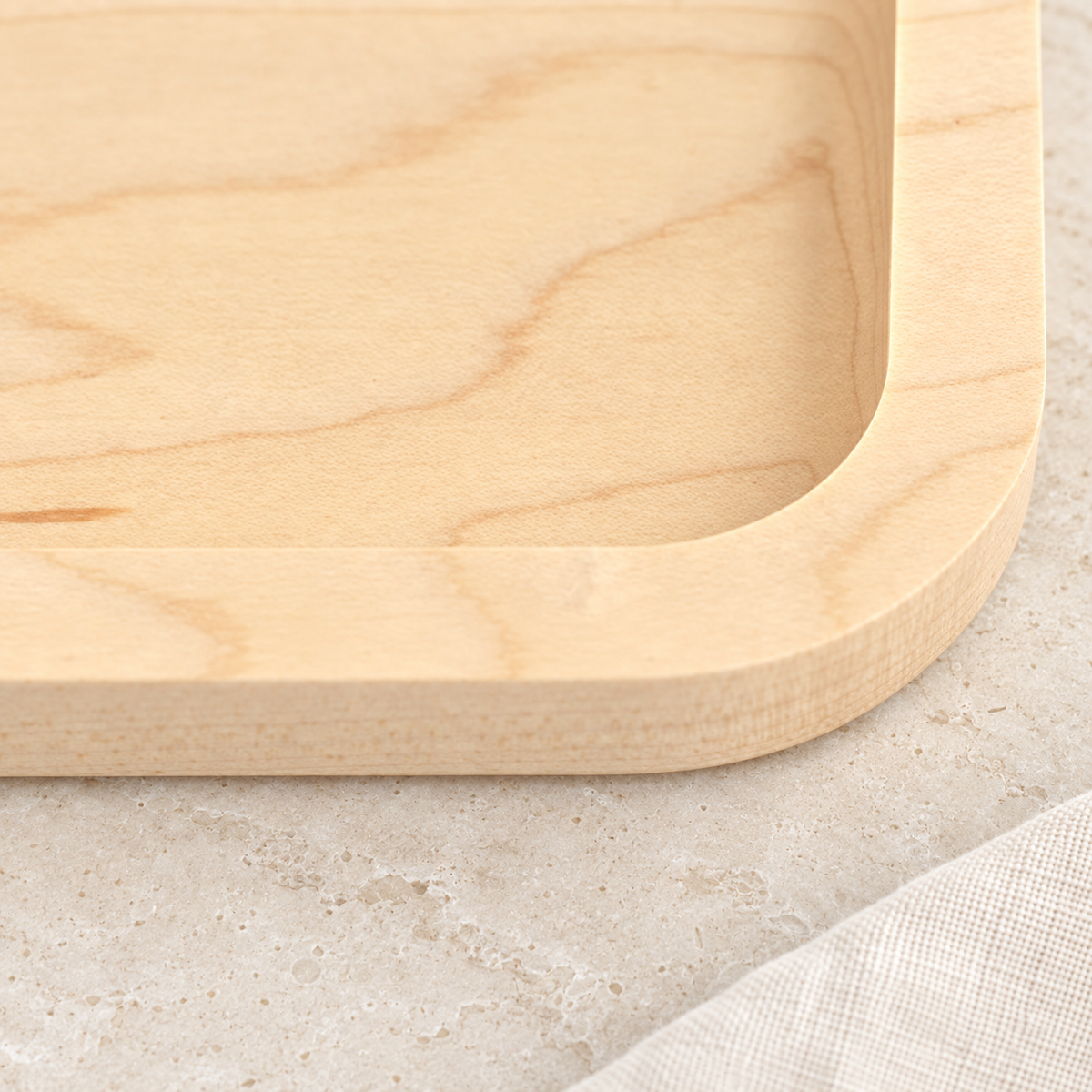 The Catchall - Maple photographed on pale limestone