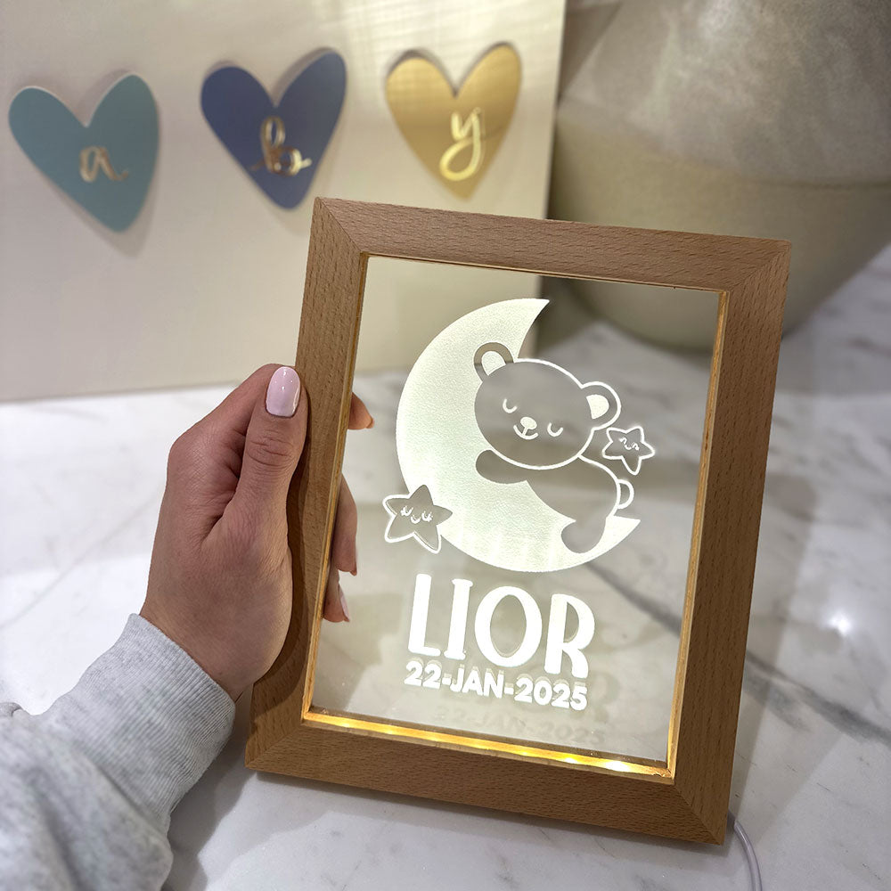 Personalized Night Light Frame