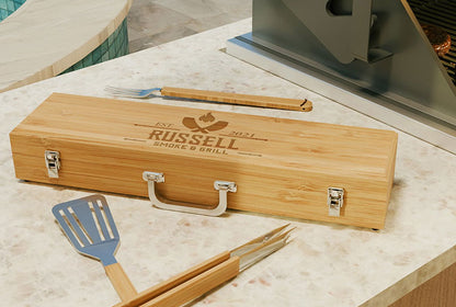 The Sizzle - Personalized BBQ Tool Set