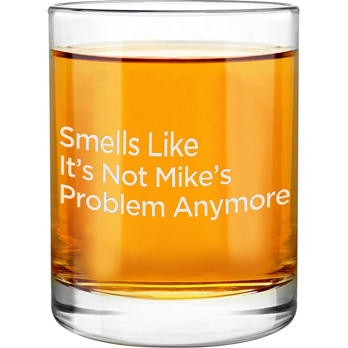 Verre à whisky gravé avec logo personnalisé