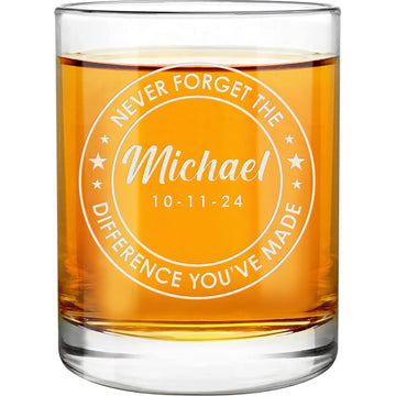 Personalized Whiskey Glass - 