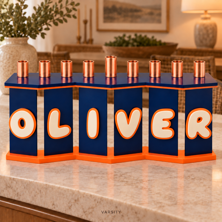 The Fold – Personalized Acrylic Menorah