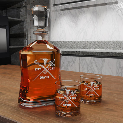 Personalized Decanter - "Hunting & Fishing"