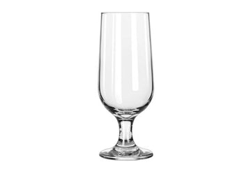 Logo branded footed beer glass for bars, breweries and restaurants