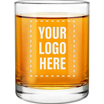 Verre à whisky gravé avec logo personnalisé