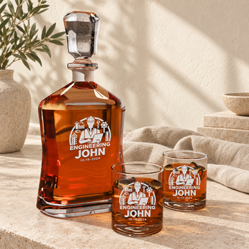 Personalized Decanter - "Engineering"