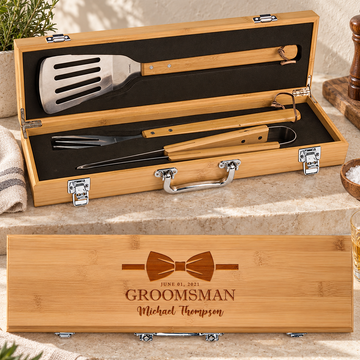 The Sizzle BBQ Box Set - "Groomsman Bowtie" — editorial product photograph