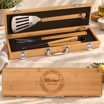 The Sizzle BBQ Box Set - "Never Forget The Difference You've Made" — editorial product photograph