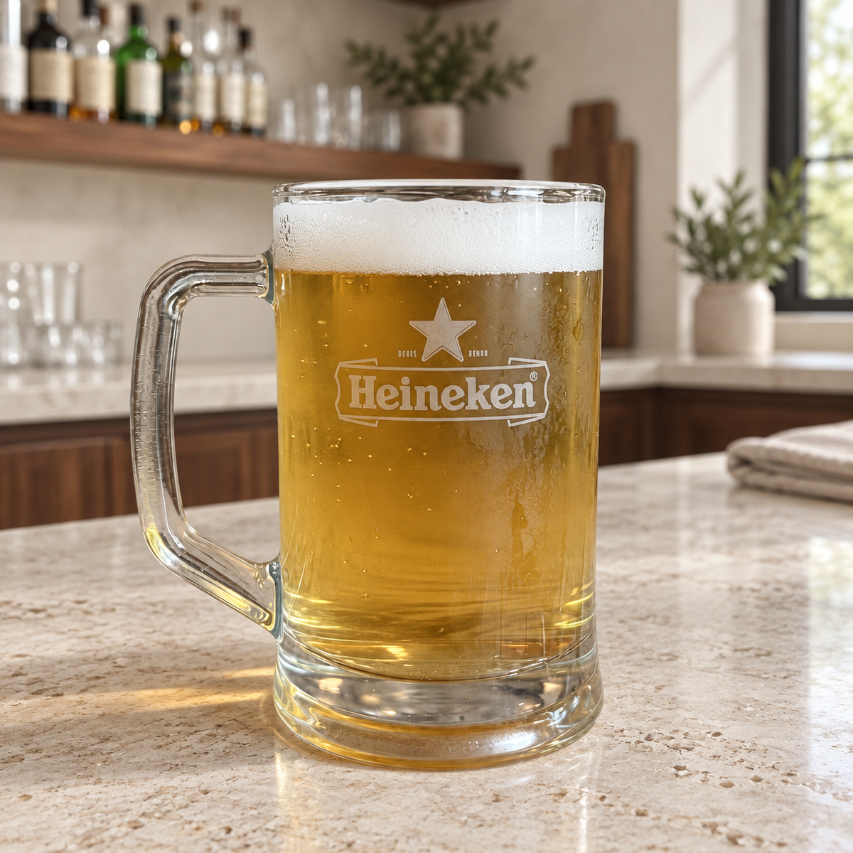 Custom Logo Engraved Beer Mugs — editorial product photograph