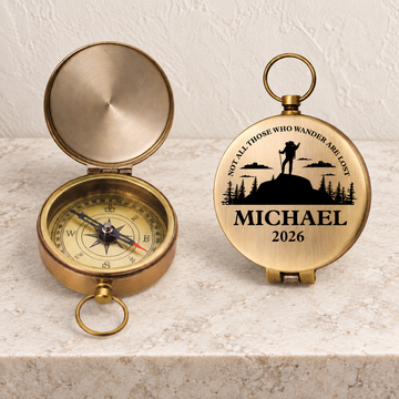 The Heritage Compass — editorial product photograph
