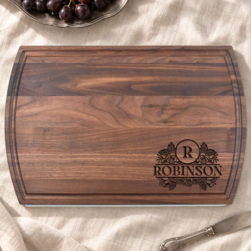 The Arched - Walnut - Large styled in a warm, naturally lit interior
