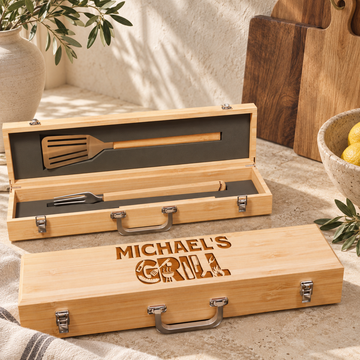 personalized bbq tool set — gallery view 3