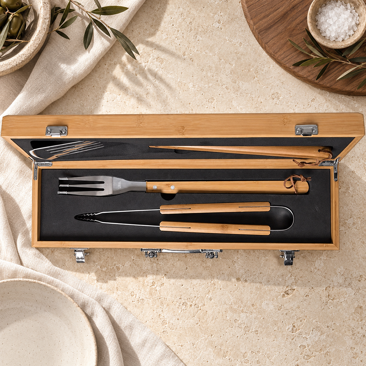personalized bbq tool set — gallery view 7