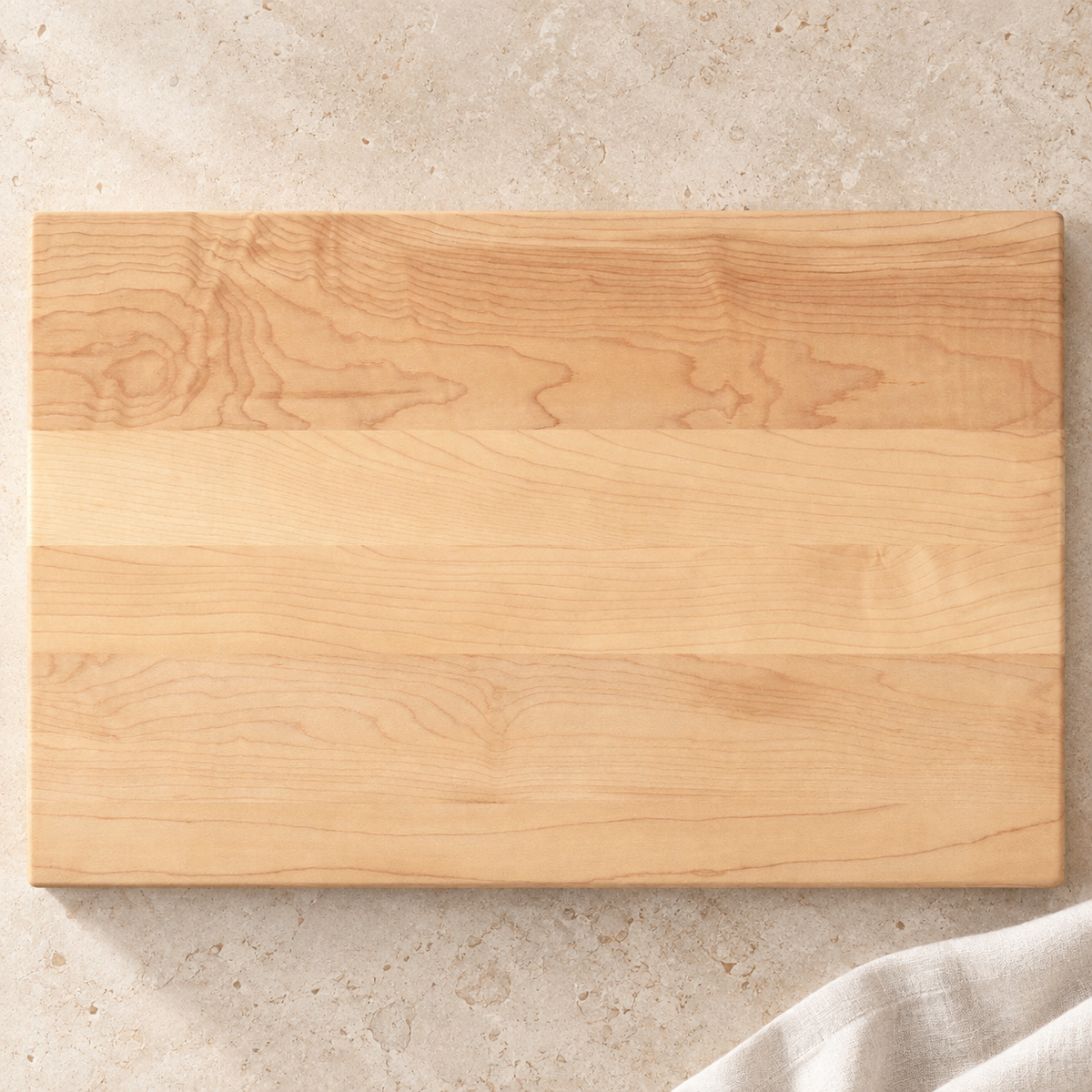 The Classic - Maple - Large personalized cutting board, gallery view 2, photographed in natural light