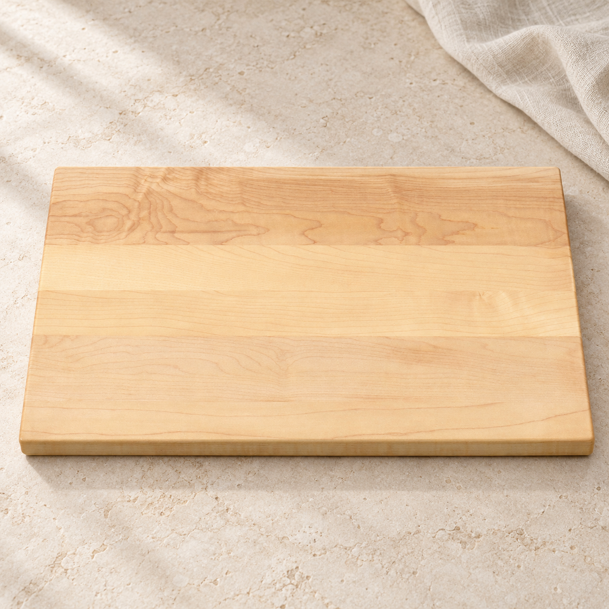 The Classic - Maple - Large personalized cutting board, gallery view 3, photographed in natural light