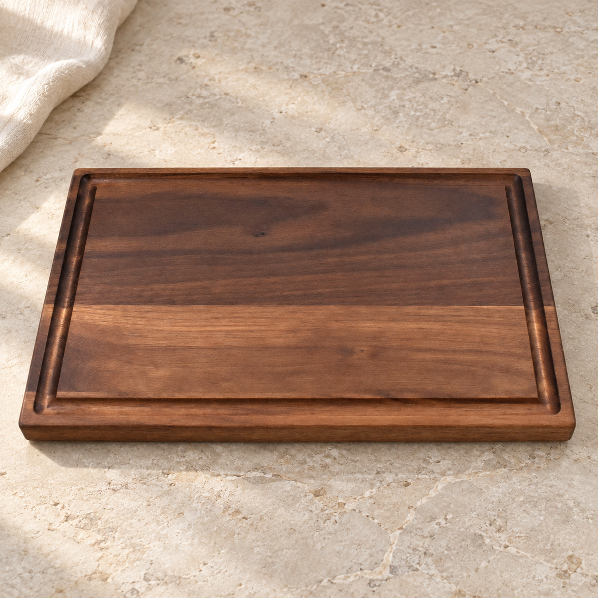 The Groove - Walnut - Small, gallery view 4, photographed in natural light