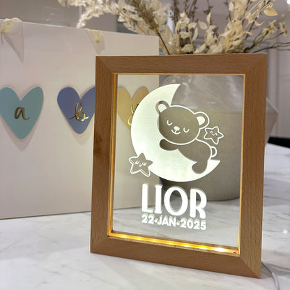 Personalized Night Light Frame