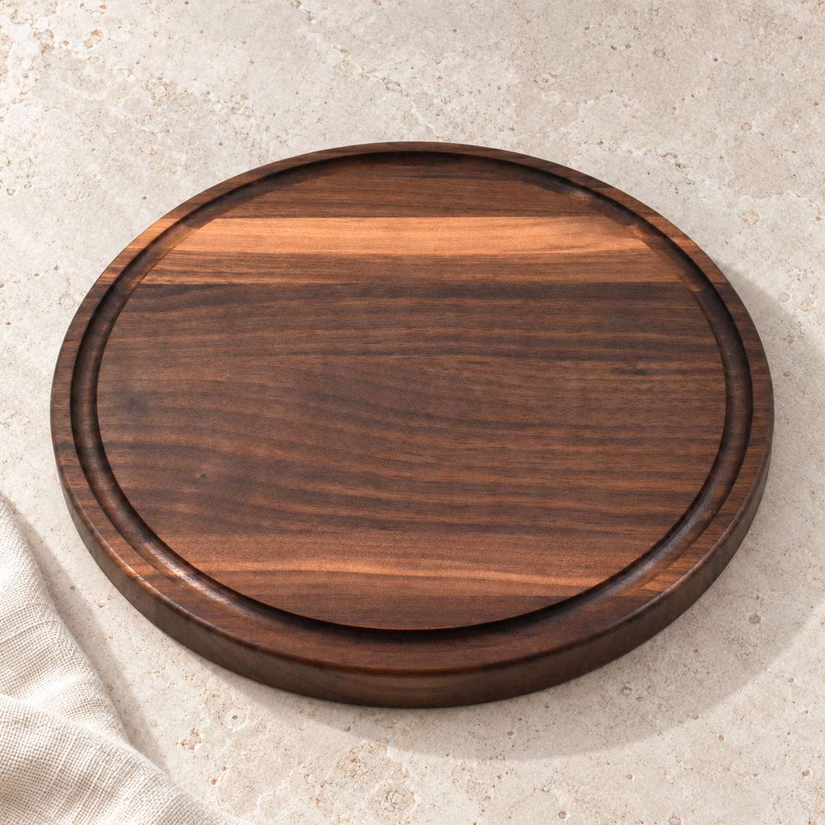The Sphere - Walnut - Small, gallery view 4, photographed in natural light