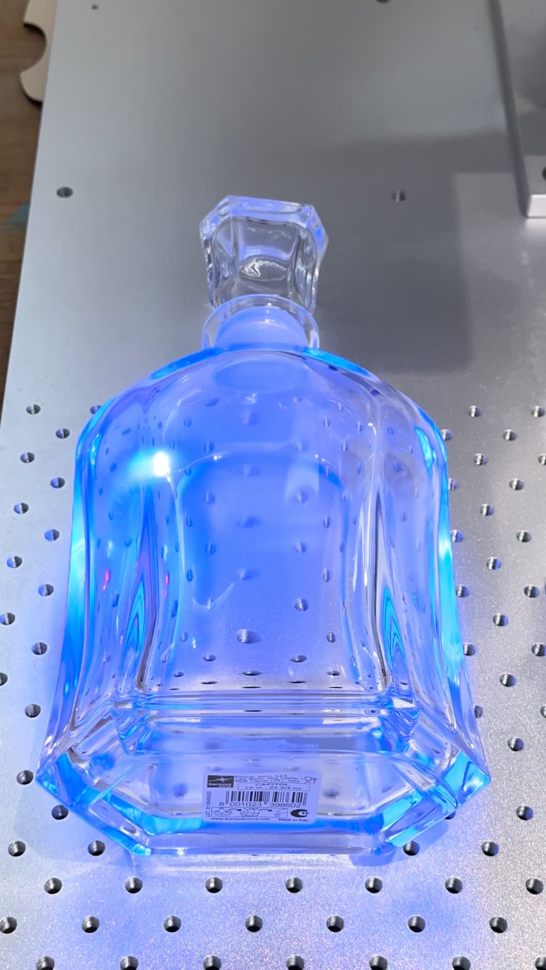 Load video: personalized whiskey decanter