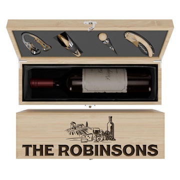 The Cellar - Personalized Wine Gift Box Set - 