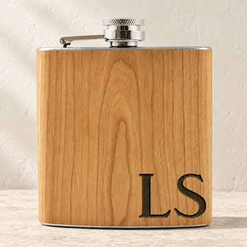 The Flask - "Cherry" — personalized product in soft daylight