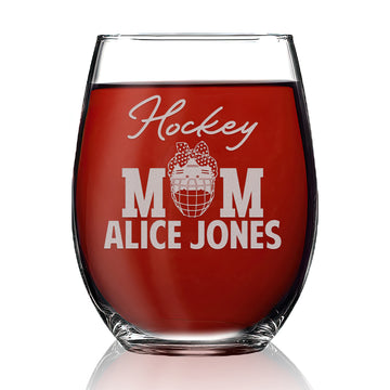 Personalized Stemless Wine Glass - 