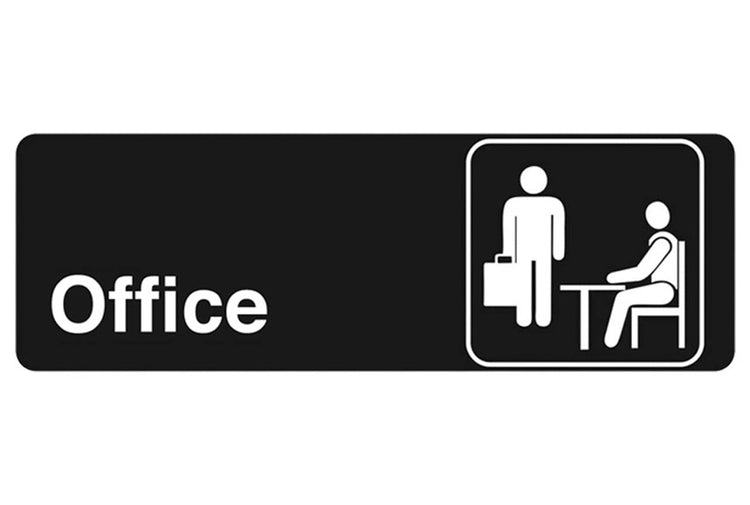 Personalized The Office Door Sign - 9" x 3"