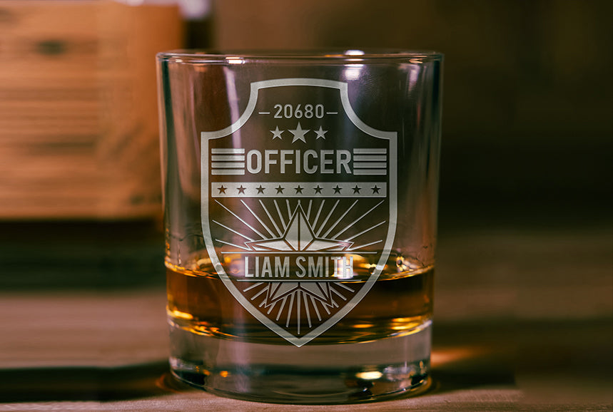 Personalized Whiskey Glass