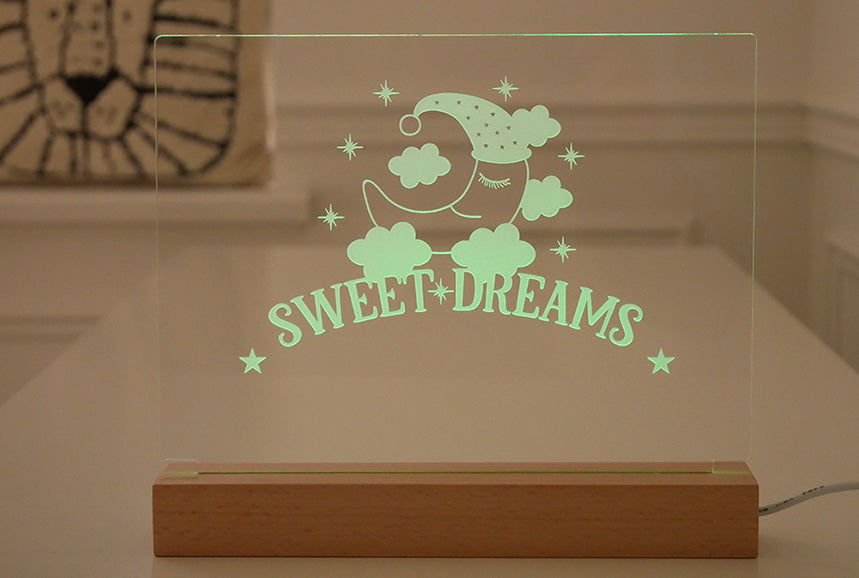 Personalized Large LED Baby Night Light