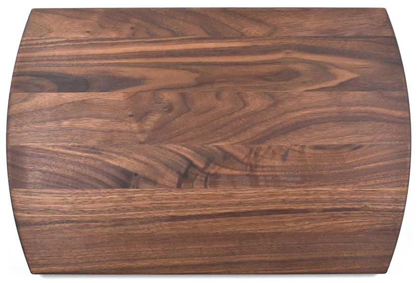 Personalized Oak or Walnut Custom Cutting Board, Engraved Cut