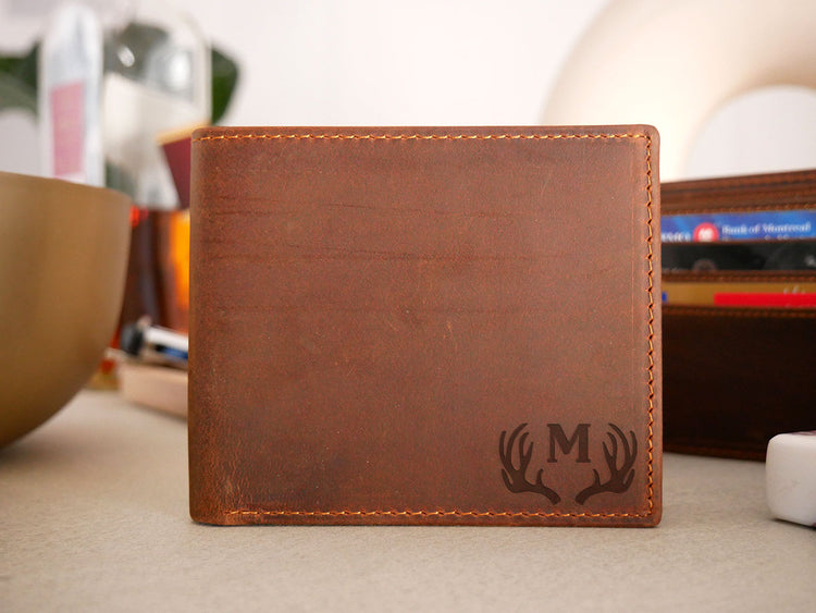 Bifold Wallet-leather Wallet-gifts for Him-personalized Custom 