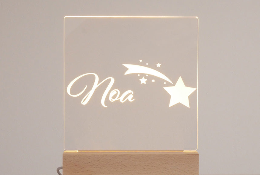 Personalized LED Baby Night Light