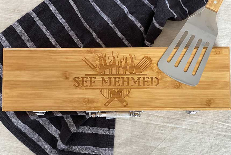 The Sizzle - Personalized BBQ Tool Set